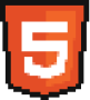 Logo HTML5 em Pixelart